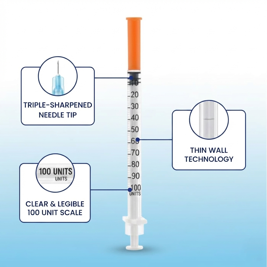 Peptide Syringe – 1pc 31G (Add-On Option)